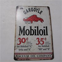 MOBILOIL TIN SIGN - REPRO