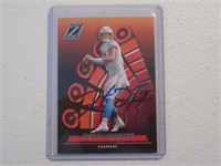 JUSTIN HERBERT SIGNED SPORTS CARD WITH COA