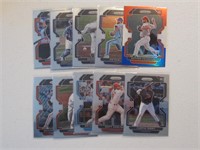 10 CARD ROOKIE LOT 2022 PANINI PRIZM BASEBALL