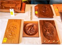 5-Wildlife & Game Engraved Plaques