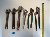 Various Crescent Wrenches