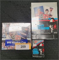 3 BOXES SEALED NASCAR TRADING CARDS