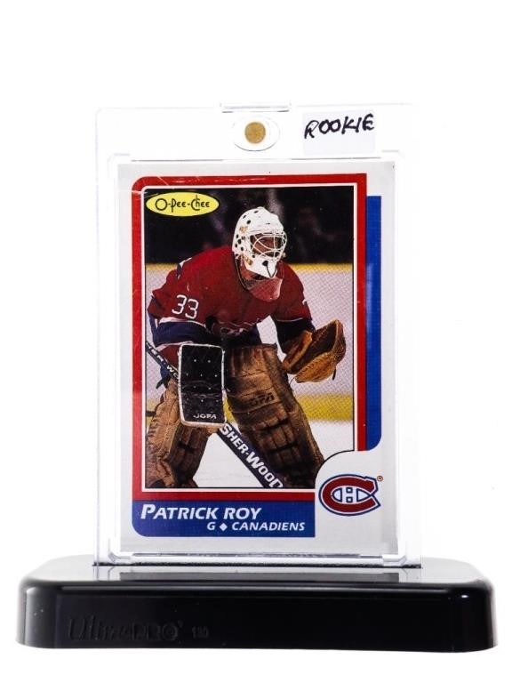 "PATRICK ROY" Rookie Card # 53 OPC H.O.F.