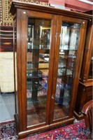 Good modern timber display cabinet,