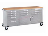 UltraHD® 11-Drawer Mega Rolling Workbench 77in x