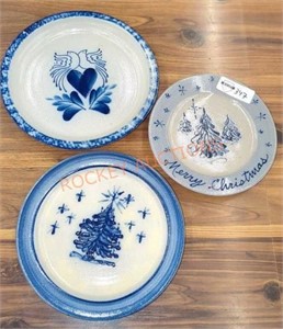Rowe pottery plates