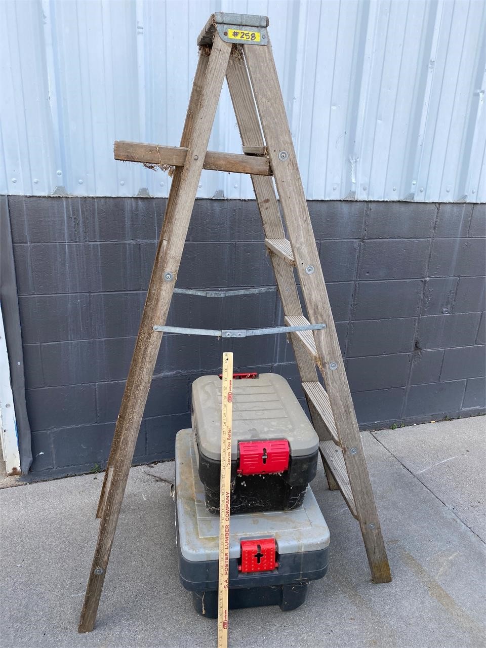 6’ Ladder & Storage Totes