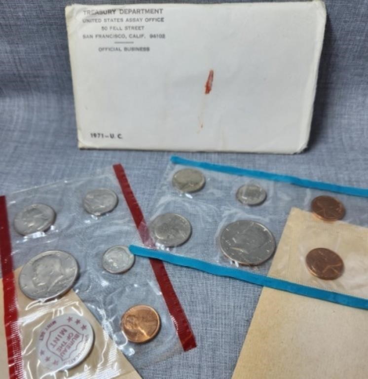 1971 Uncirculated  Mint Set