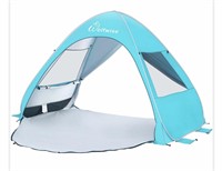 WolfWise UPF 50+ Easy Pop Up 4 Person Beach Tent