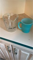 Fire King Cup and Measuring Cup