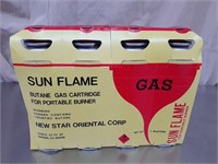 Butane gas cartridges