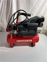 Craftsman air compressor 2 gallon 1.5 hp peak