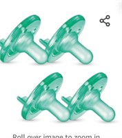 Philips Avent Soothie Pacifier 0-3m, green/green,