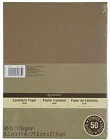 8.5 x 11 Cardstock Paper - 2/Pack