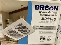Broan® AR110C Roomside Ventilation Fan x2