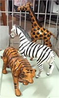 Animals from the Wild - Zebra, Tiger & Giraffe