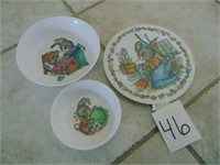 Peter Rabbit Childs Set of Dishes