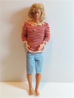 Long Blonde Haired Ken Doll In Striped Sailor