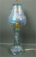 Wetzel Ice Blue Grape & Cable Lamp