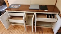 Wood organizer cabinet 67 inch