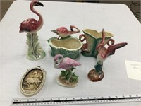 6 flamingo items