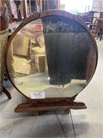 Vintage round dresser mirror 31"Diameter