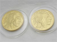 2 - 2006 $50 Gold Buffalo 1 oz coins