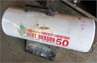 Reddy heater heat dragon 50,000 btu heater.