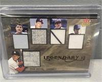 Ted Williams Musial Berra Jersey Card /13