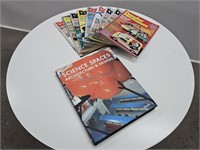 Popular Science Magazines + Science Design Book