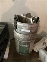Buckets w/ Masonry Tools