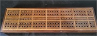 VTG Wooden Cribbage Board