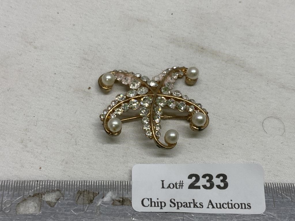 Vintage Starfish Broach Pin