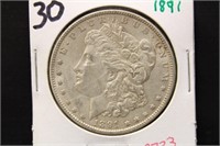 1891 MORGAN DOLLAR COIN