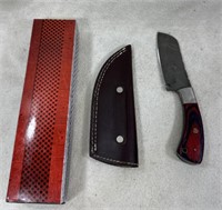 8" Knife W/box And Sheath