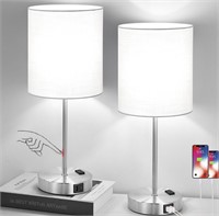 $80 5000K Set of 2 Touch Control Table Lamps