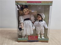 Classic Treasures Genuine Bisque Porcelain Dolls