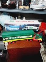 Hess Toy Truck & Vtg. Green Hess Toy Truck