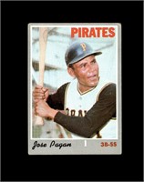 1970 Topps High #643 Jose Pagan VG to VG-EX+