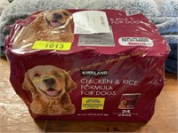 Kirkland chicken+Rice formula can dog food