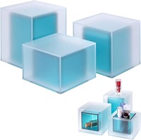 DECORANY ACRYLIC DISPLAY CUBES 3 PCS ACRYLIC