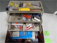 Tacklebox with assorted tackle