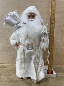 18 inch Santa in White