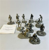 FRANKLIN MINT PEWTER PEOPLE OF CANADA