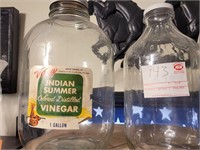 2 vintage Large Vinegar Jars