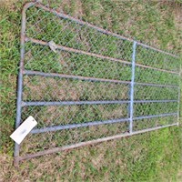 10'x4.5' Tube Gate w/ Chain Link Fencing -