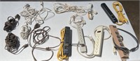 8 extension cords & 5 power strips