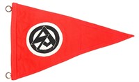 WWII GERMAN SA CAR PENNANT