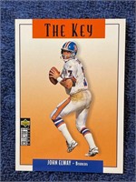 JOHN ELWAY COLLECTORS CHOICE THE KEY