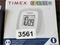 TIMEX COLOR CHANGING ALARM CLOCK